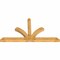 Ekena Millwork Richland Rough Sawn Timber Gable Bracket, Western Red Cedar, 108"W x 58"H x 6"D x 6"F, 13/12 Pitch GBW108X58X0606RIC00RWR - alternate 5